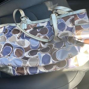 Coach signature handbag